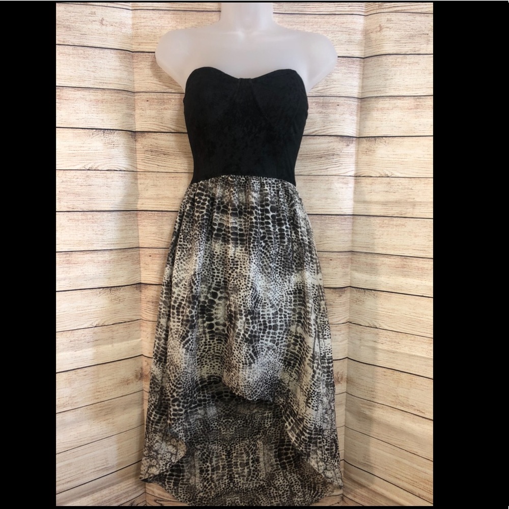 FULL TILT heart shaped top high low dress